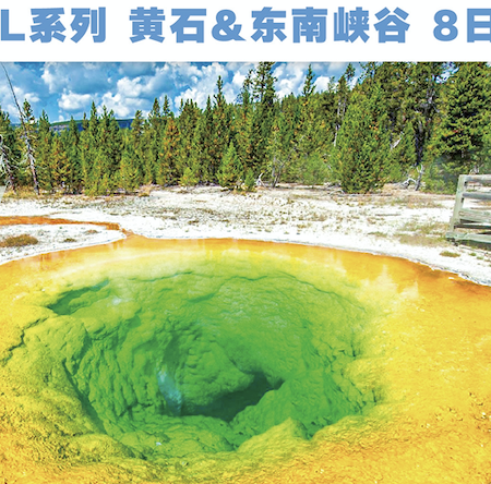 旧金山+太浩湖+蛇河峡谷+黄石国家公园+大提顿国家公园+下羚羊彩穴+大峡谷国家公园+拉斯维加斯 8日游 （团号：YL8）